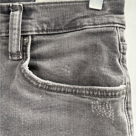 Allsaints men’s gray skinny punk Y2K grudge distress cigarette jeans size 30 - Picture 14 of 16